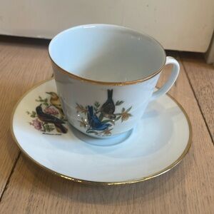 Bareuther bird tea cup